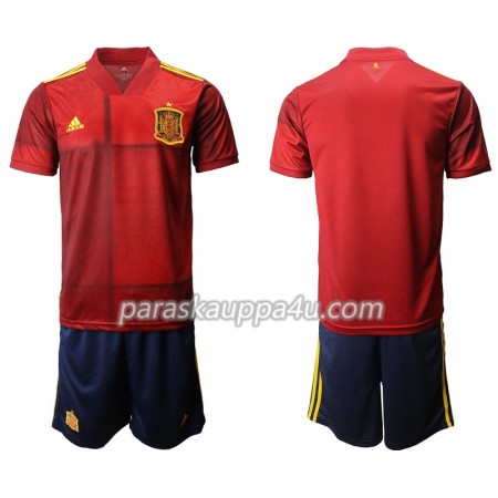Espanja Lasten Kotipelipaita Euro 2020 Lyhythihainen (+ shortsit)